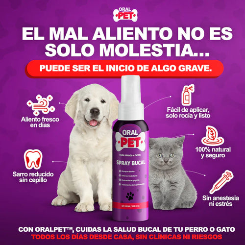 OralPet® SPRAY DENTAL PARA  MASCOTAS